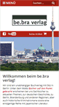 Mobile Screenshot of bebraverlag.de